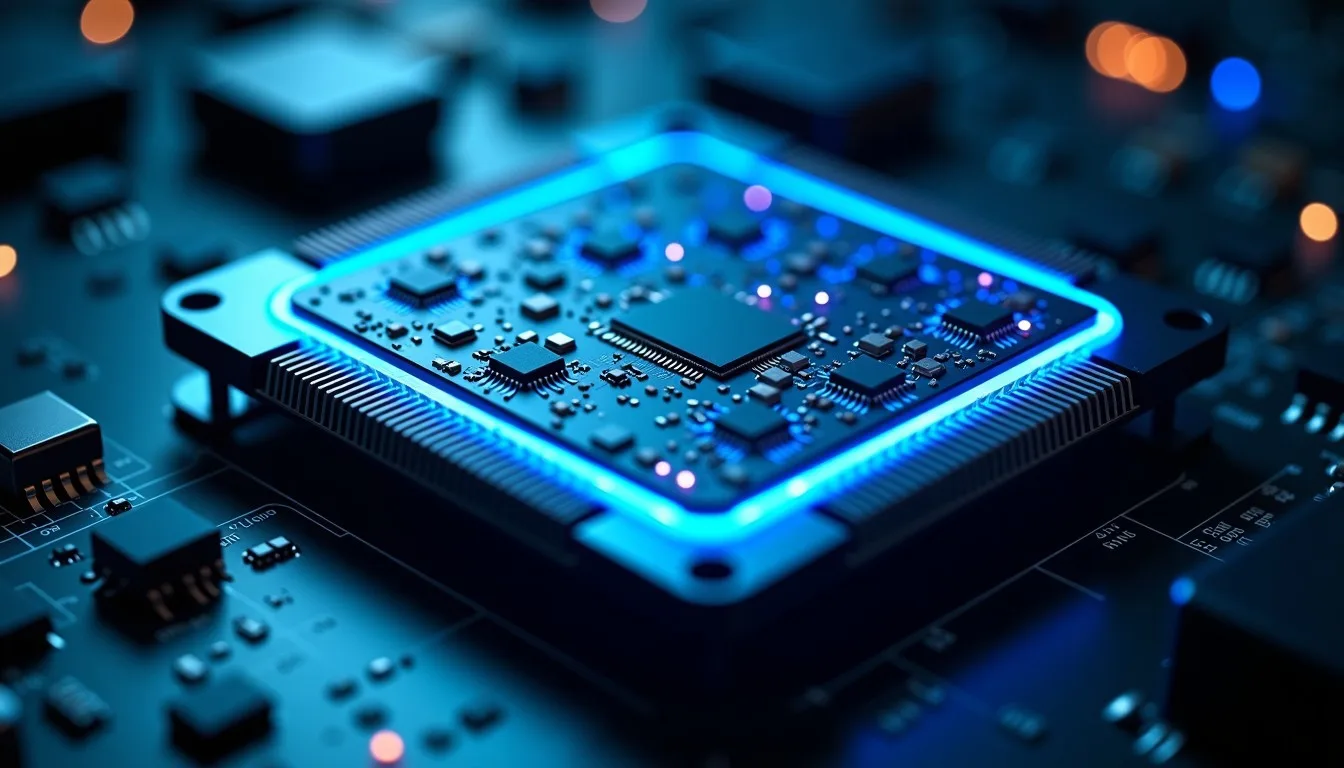 Custom assembled circuit board in a precision fixture