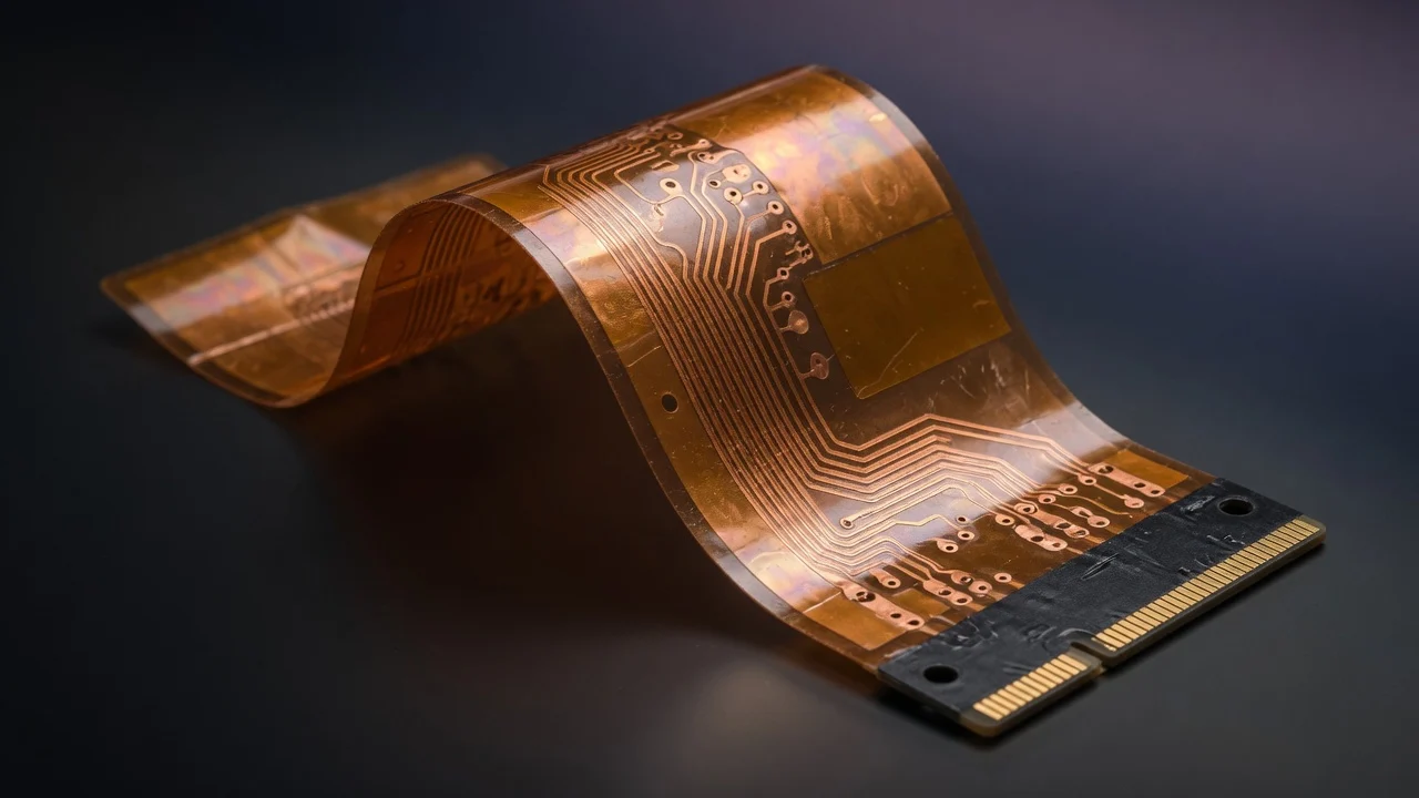 Shimmer flex circuit board concept
