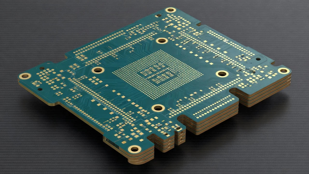 Ten-layer HDI printed circuit board