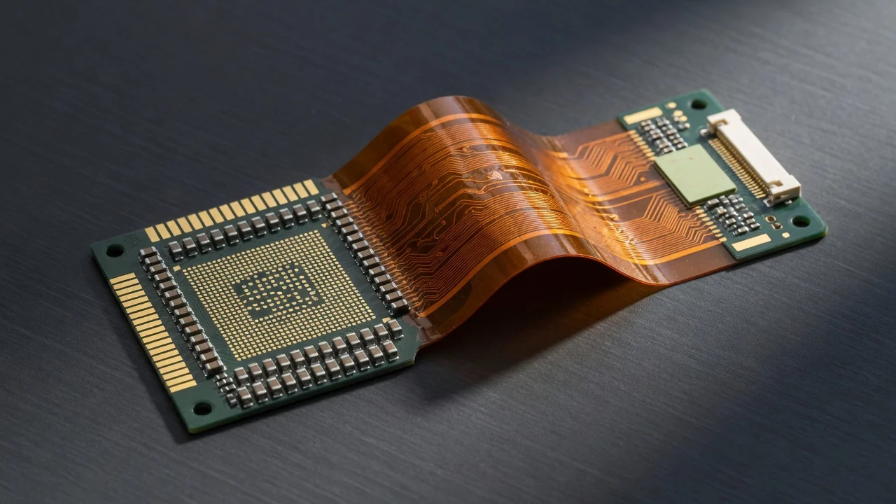 Rigid-flex circuit board concept