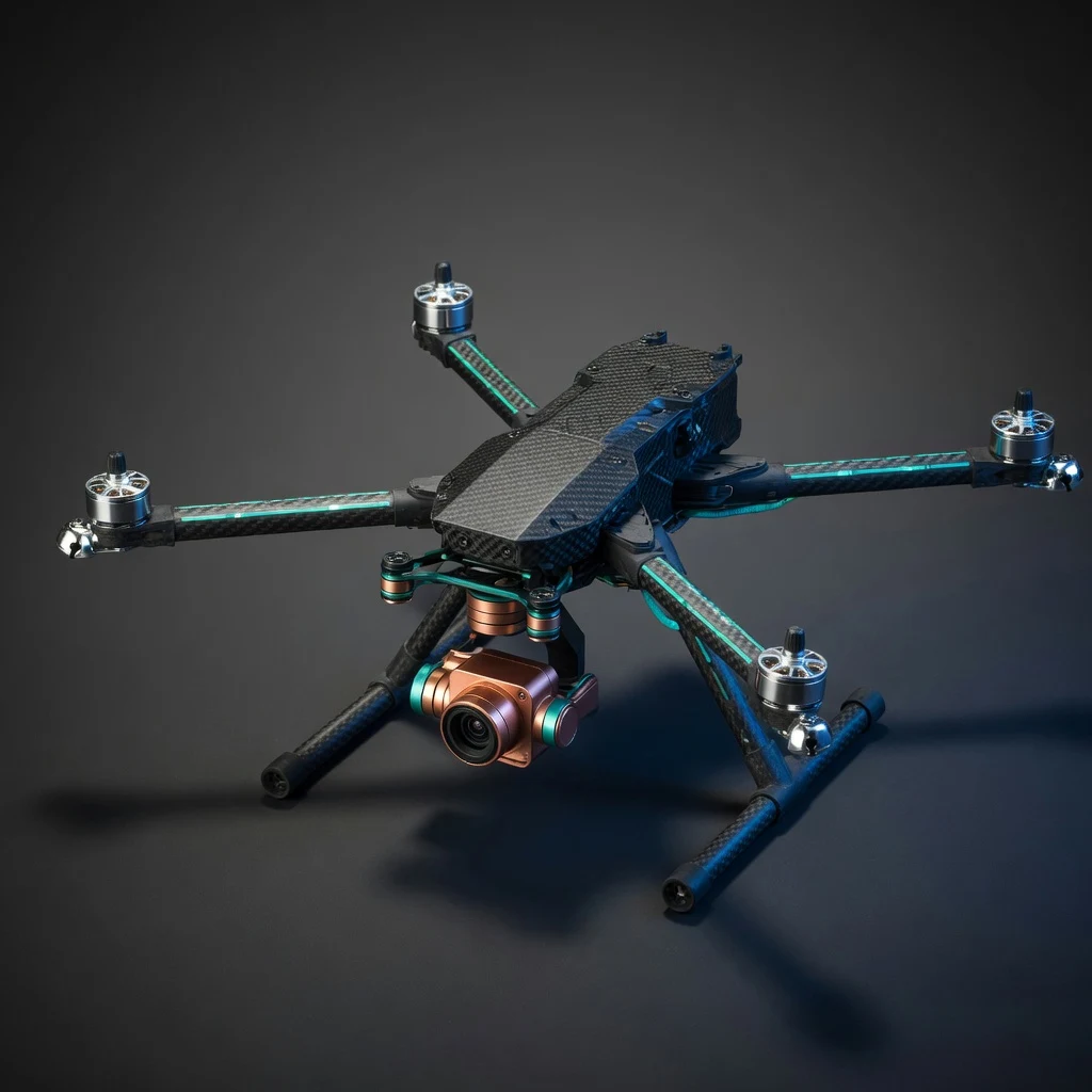 Carbon quad robotics concept render